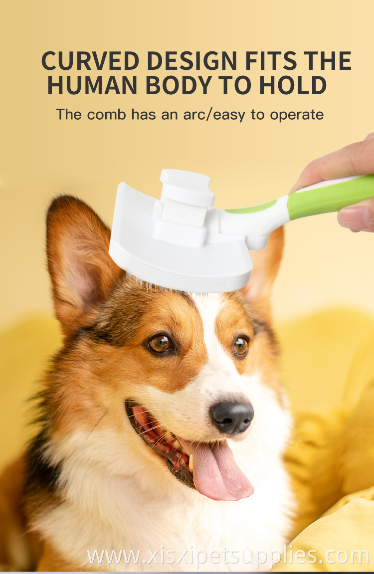 Factory Wholesale Self Cleaning Dog Wire Grooming Slicker Brush Cat Pin Brush For Dogs